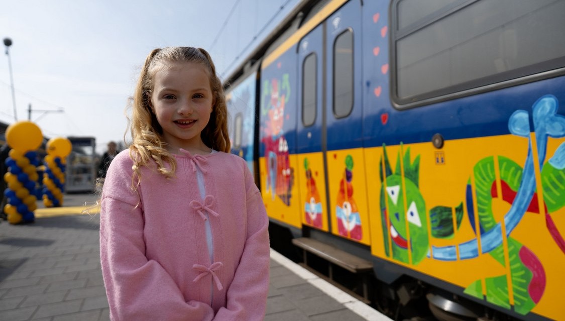 8-year-old's 'Sweet Monsters' Drawing Chosen as Winning Design to Decorate Real Train