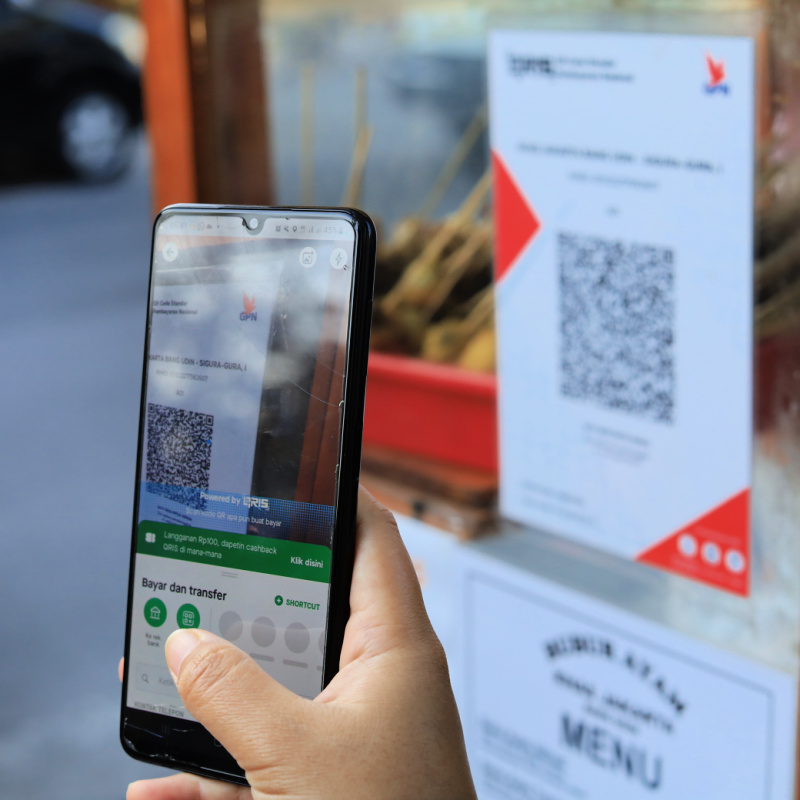 QRIS Cashless QR Code Payment