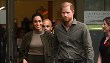 Meghan Markle and Prince Harry visit the Australian National Veterans Arts Museum (ANVAM) in Melbourne, Australia, 14 April 2026