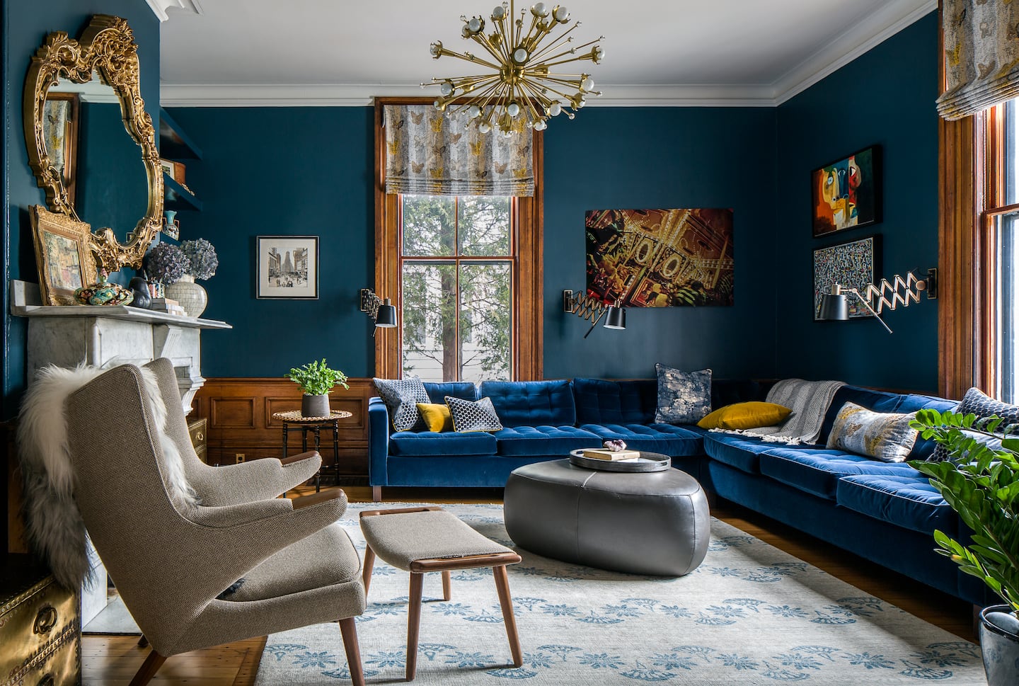 Before: The living room.