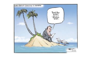 Rod Emmerson’s cartoons: Week of April 13-19
