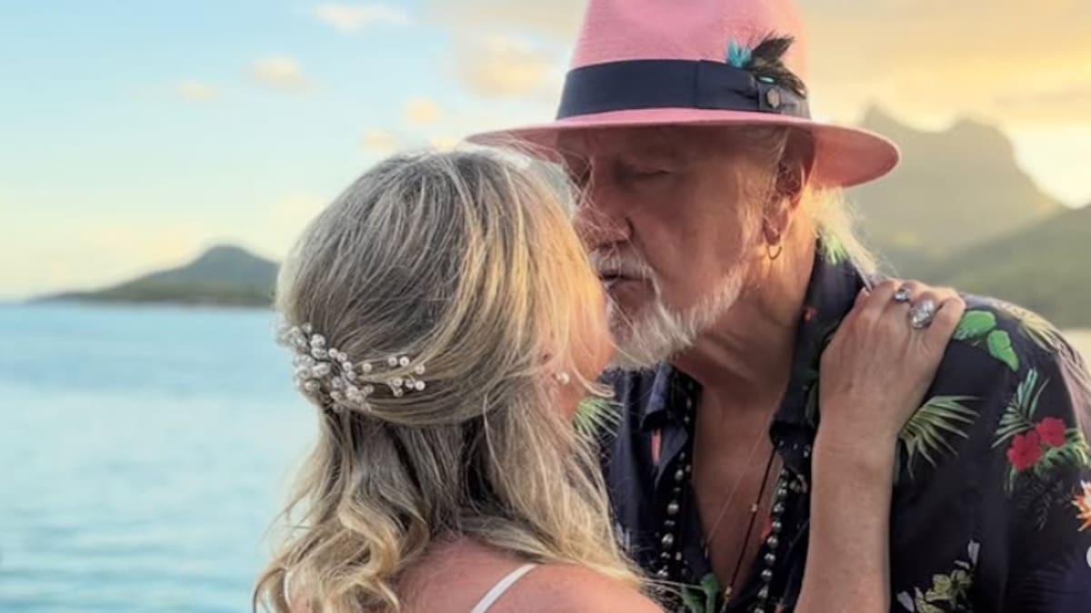 Fleetwood Mac drummer Mick Fleetwood, 78, marries partner Elizabeth Jordan