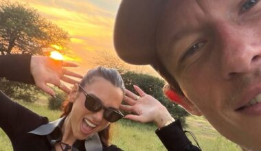 Dua Lipa and Callum Turner Go on a Very Chic Safari