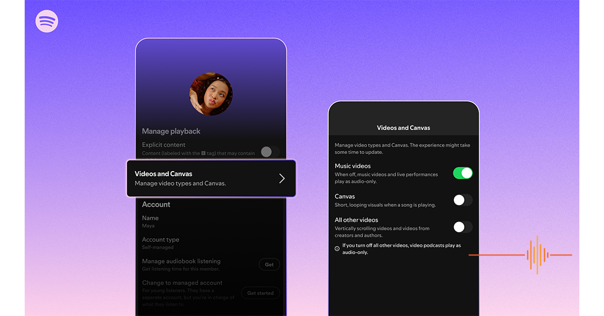 Spotify Empowers Users With New Global Video Toggle Controls