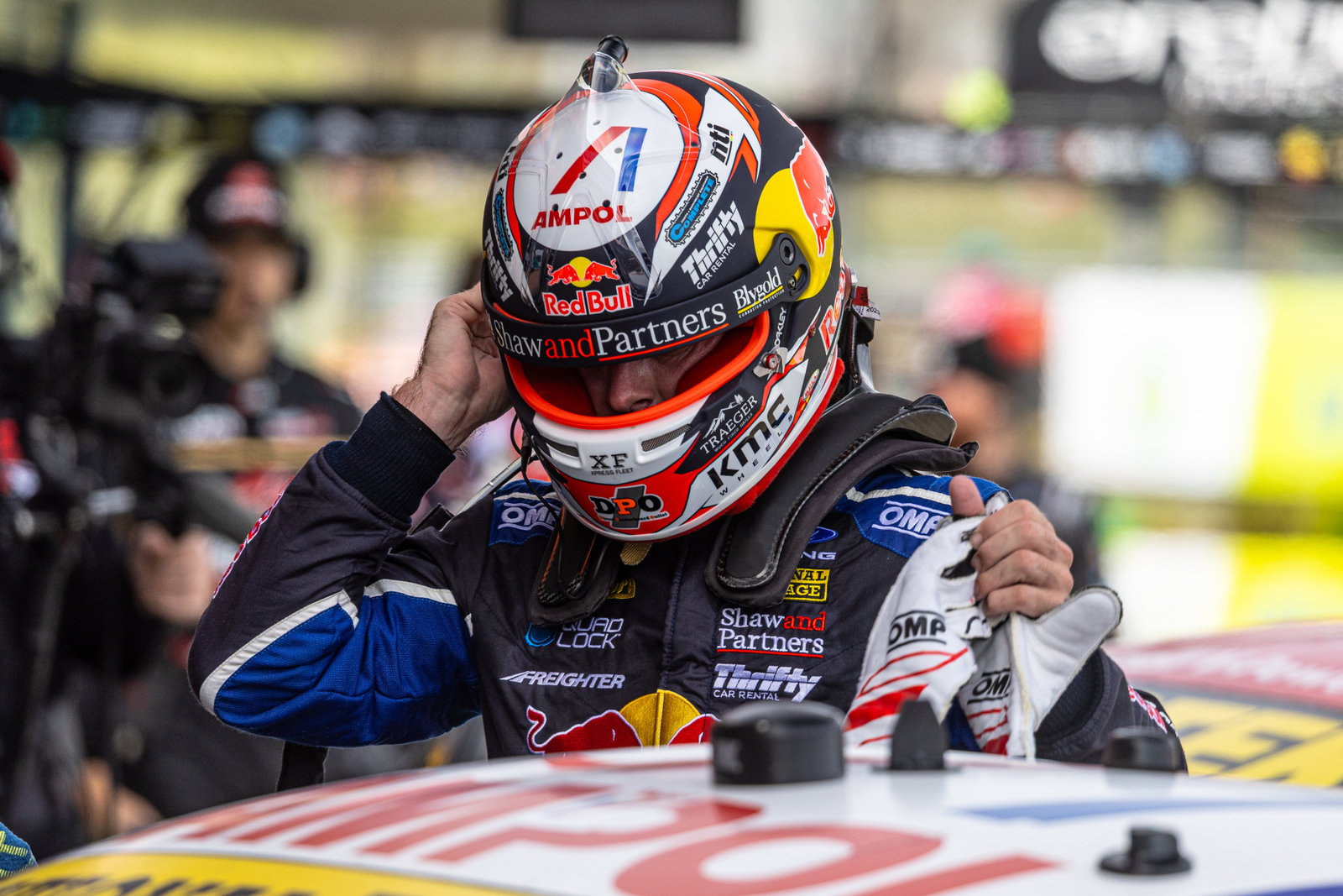 Will Brown treated by medics after Taupo race