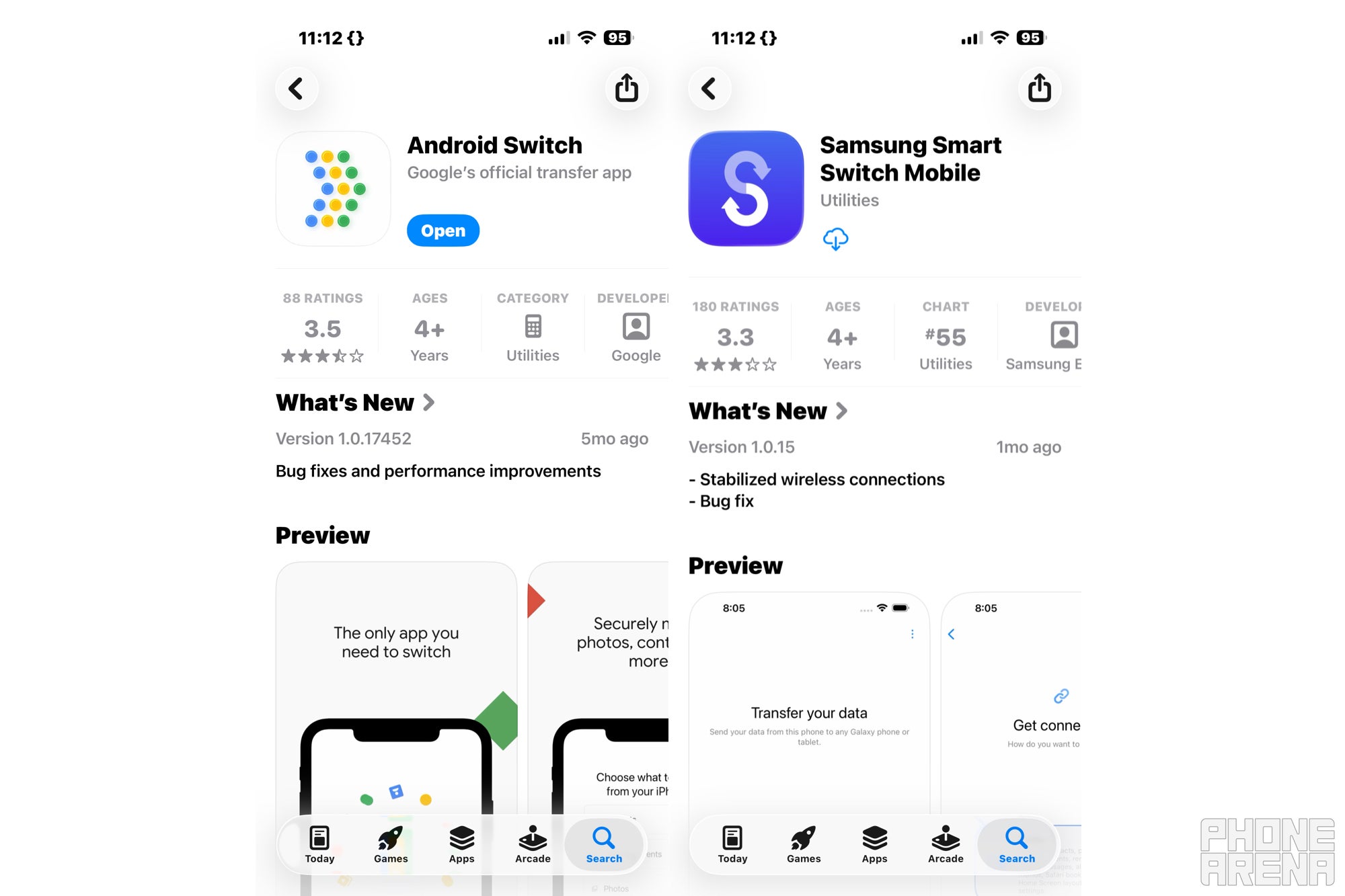 Transfer tools