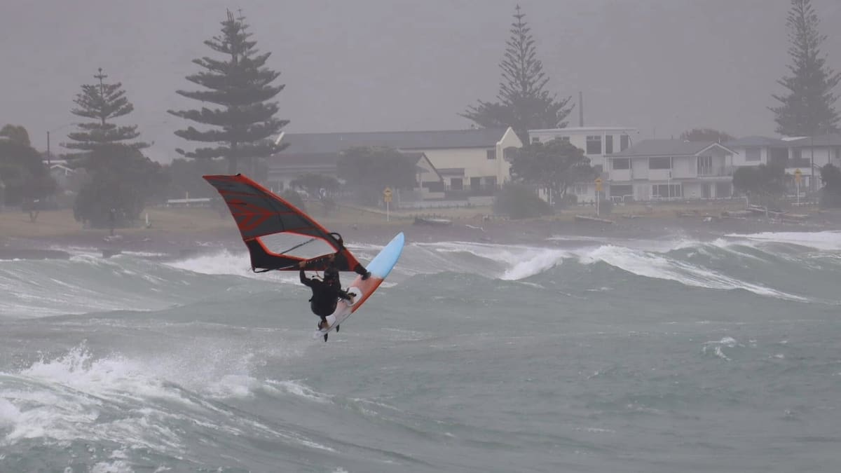 Cyclone Vaianu windsurfer: Coastguard scolds Napier thrillseekers ignoring beach bans