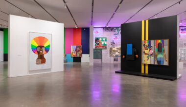 Installation view, "Derrick Adams: View Master," at the Institute of Contemporary Art/Boston, 2026.
