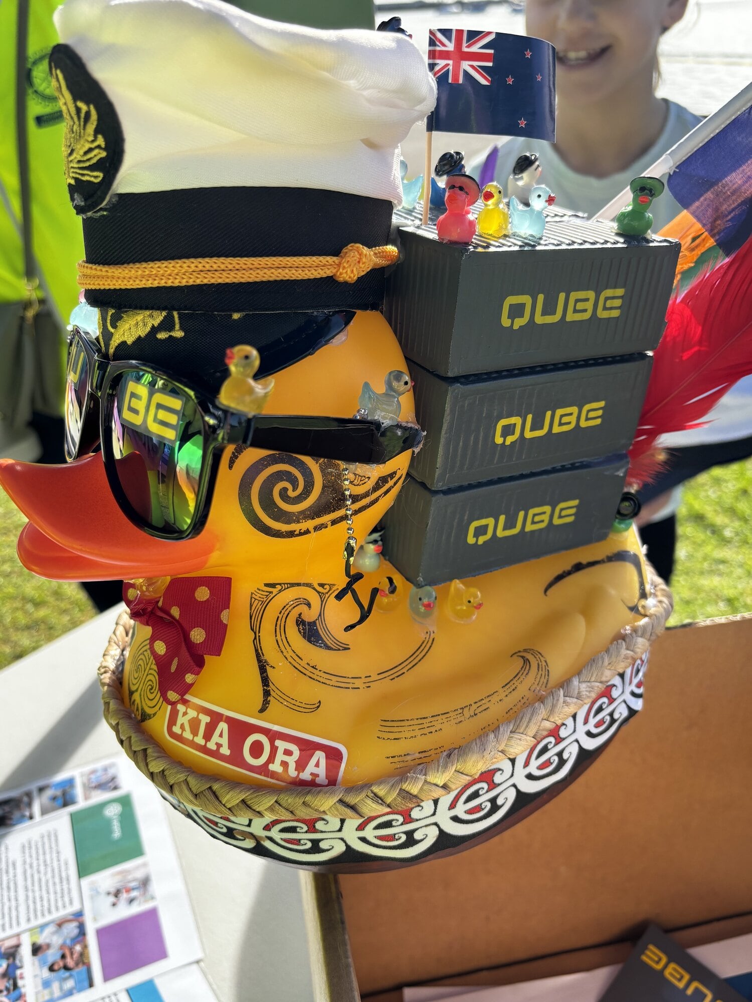 QUBE Logistics won the best dressed duck competition. Photo / Supplied.