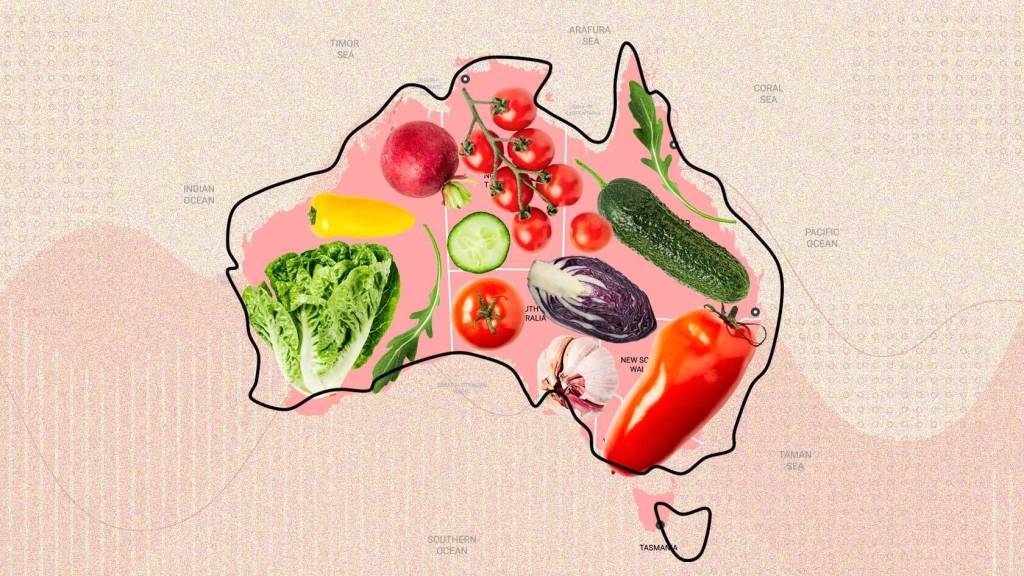 Which areas eat the most vegetables?