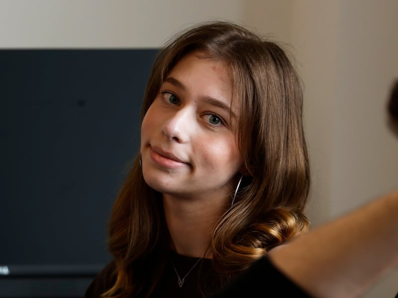 AI has caused a surge in job applications, but student Oleksandra Danylenko has seen  applicants' CVs and was unimpressed.  Photograph: Nick Bradshaw