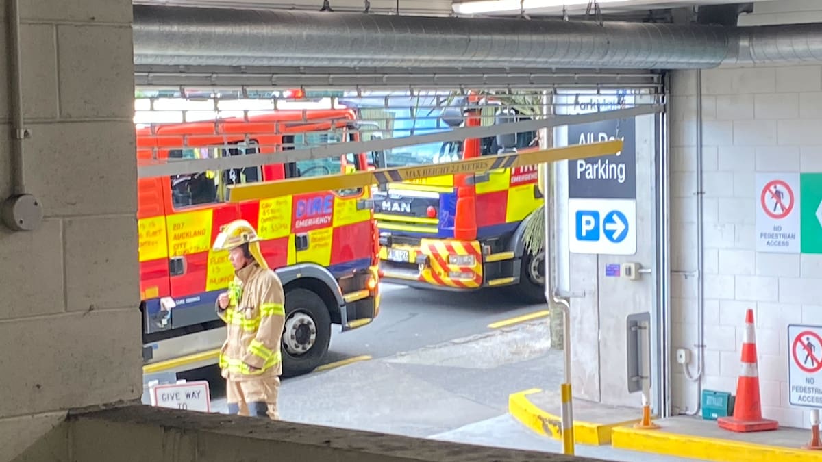 Fire crews and hazmat unit respond to petrol smell at Ponsonby Woolworths supermarket carpark