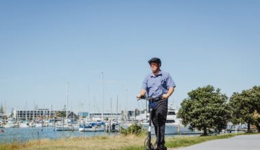 Napier mayor gets onto his e-scooter as councils brace for fuel crisis