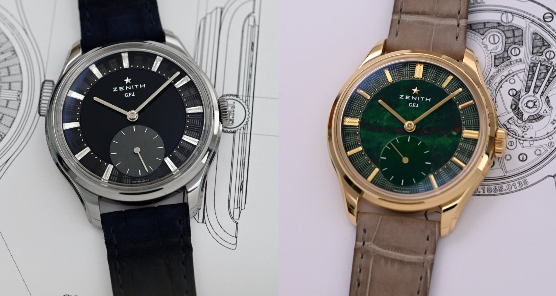 The New Zenith G.F.J. In Tantalum And Yellow Gold