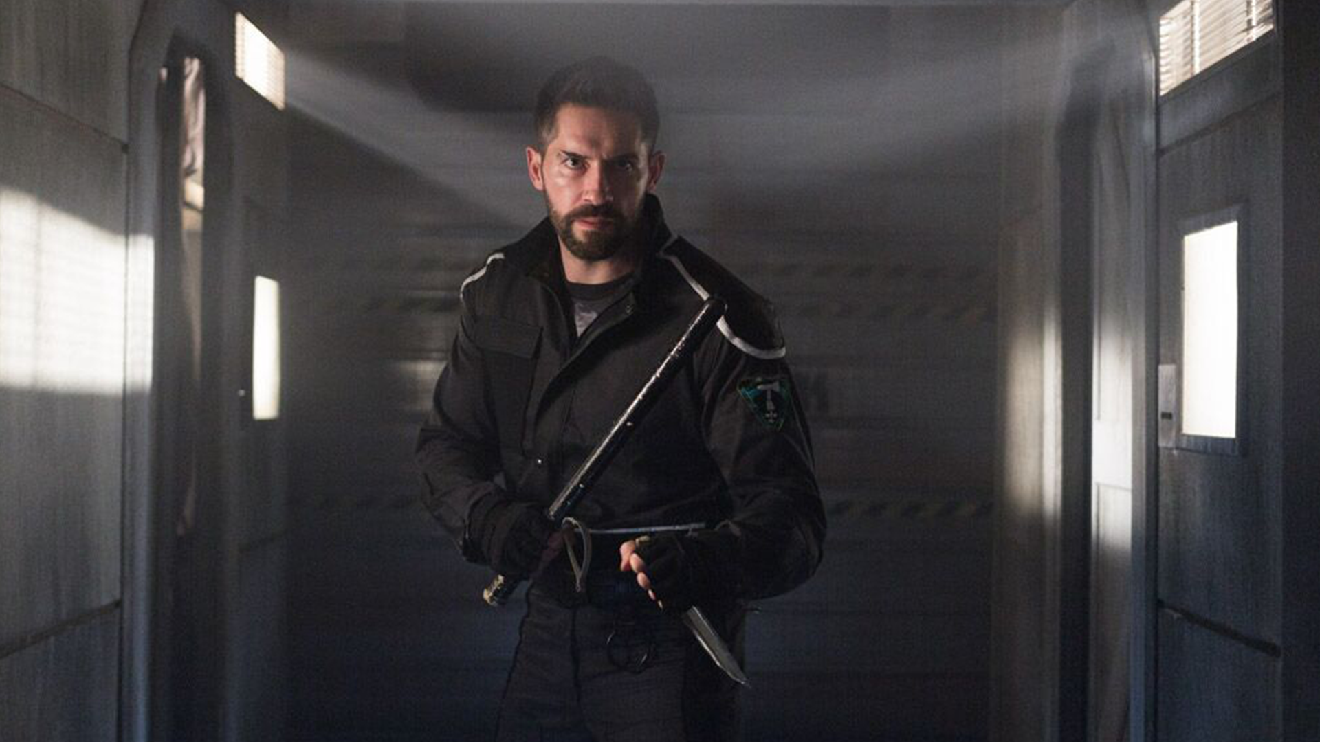 Screenshot from the 2018 sci-fi movie "Incoming"