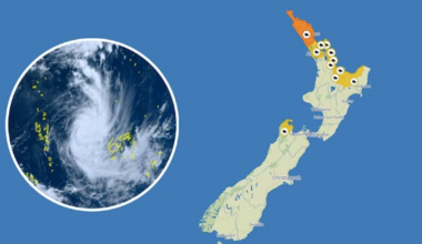 Subtropical low brings Northland rain warning, Cyclone Vaianu monitored