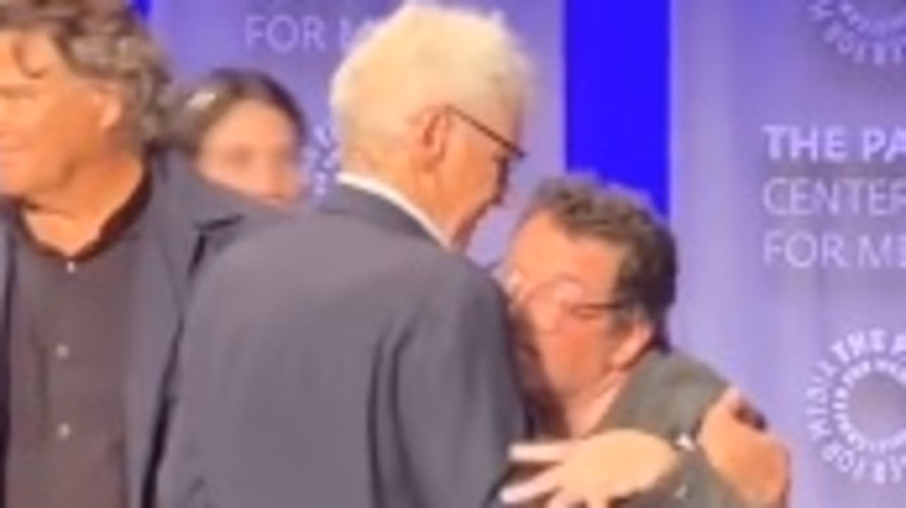 Michael J Fox surprises Harrison Ford in emotional onstage reunion
