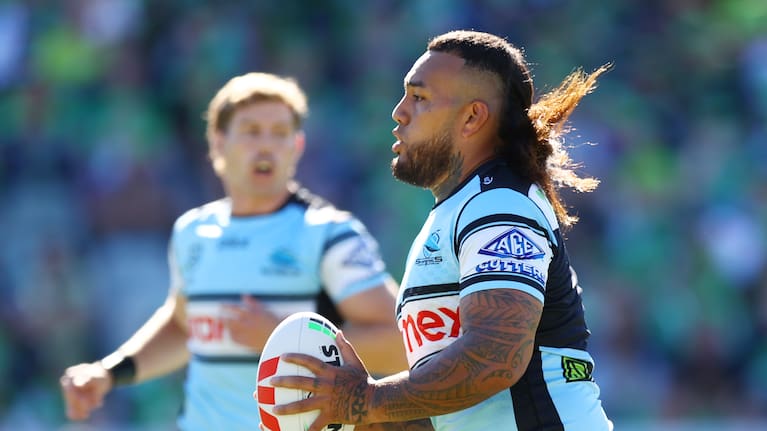 Addin Fonua-Blake plays for the Sharks.