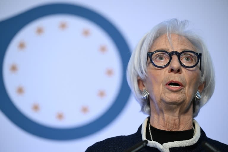 ECB President Christine Lagarde says officials are facing the 'double uncertainty' of not knowing how long the energy shock will last, and how it will impact the broader economy (Kirill KUDRYAVTSEV)