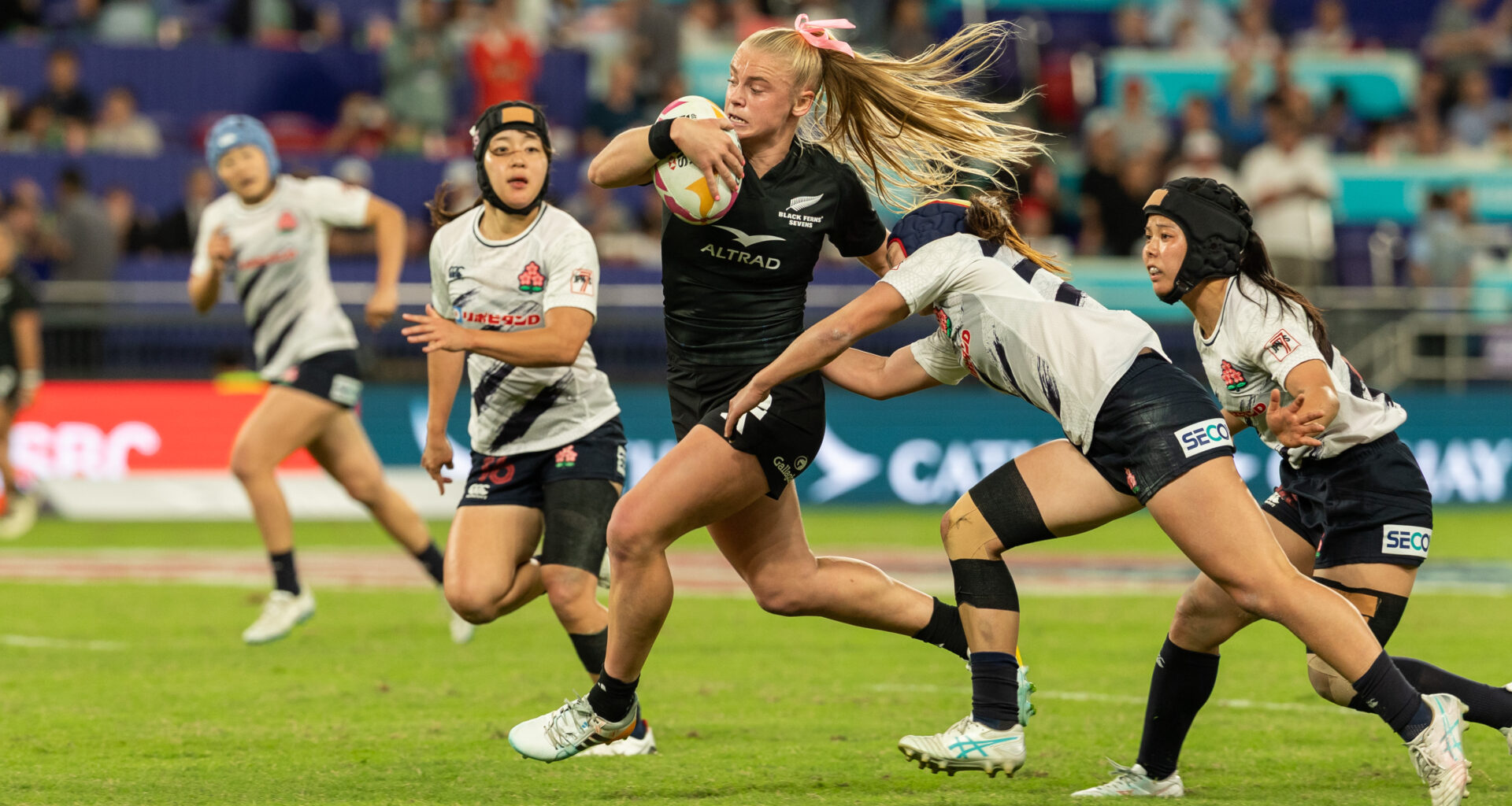 Jorja Miller on fire as Black Ferns Sevens show their title pedigree