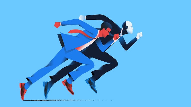 Your brain can't keep up with an artificial one. 