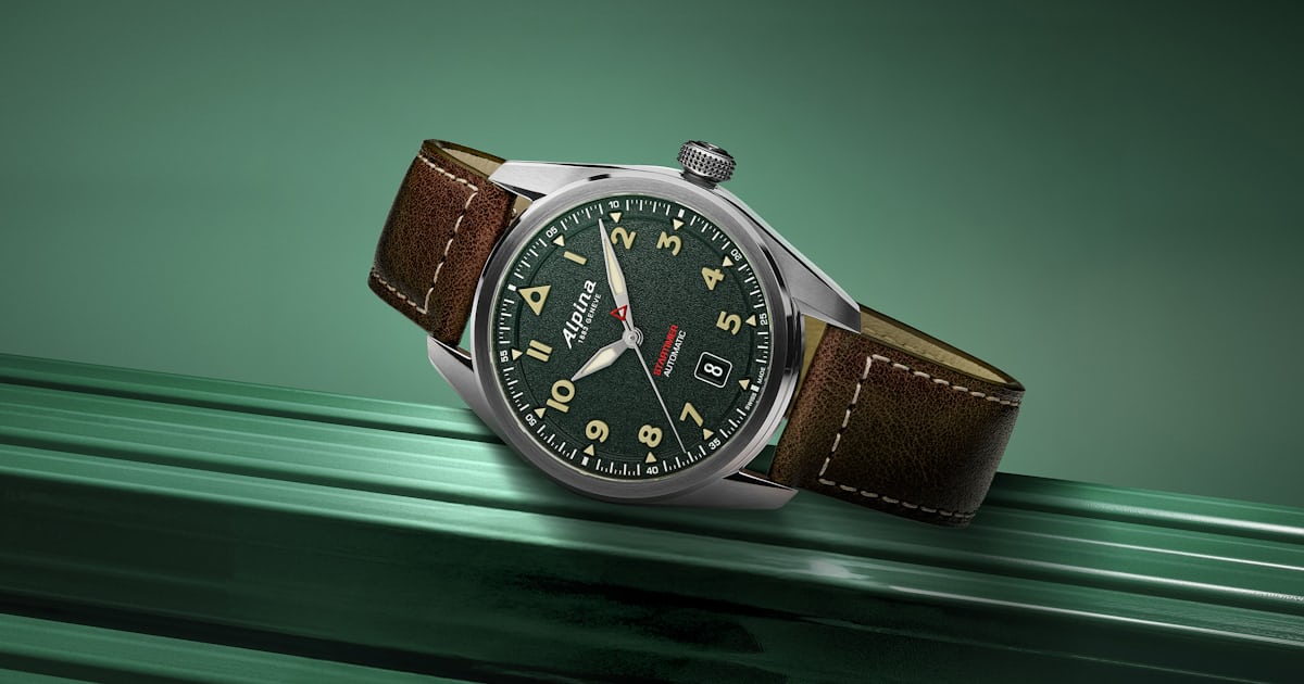Introducing: The Alpina Startimer Pilot Automatic Brings A Rugged Redesign To The Swiss Brand's Aviator Watch