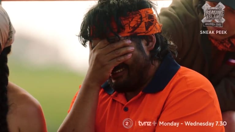 An emotional David Correos