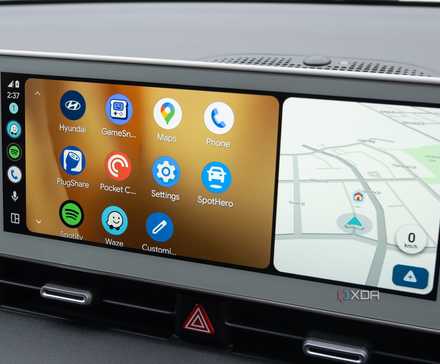 Android Auto's home screen