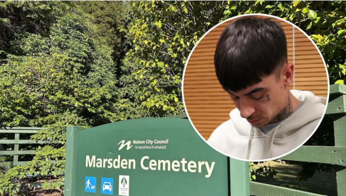 Man shows 'genuine regret' after random cemetery attack