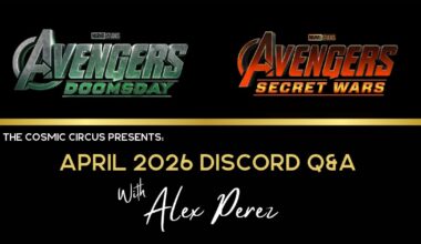 Promotional posters for Avengers: Doomsday and Avengers: Secret Wars movies and Alex Perez Q&A about them