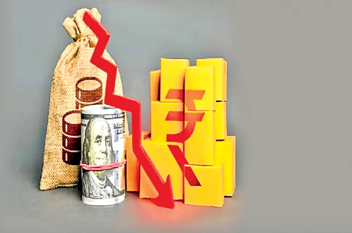 Rupee hits decade low valuation
