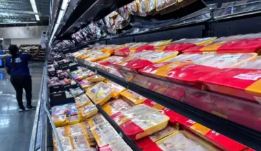Packs of ground beef at a supermarket in Houston, Texas, on March 17, 2026. Surveys show that more people, especially Gen Z and millennial customers, are aiming to consume more protein and fibre for better health.