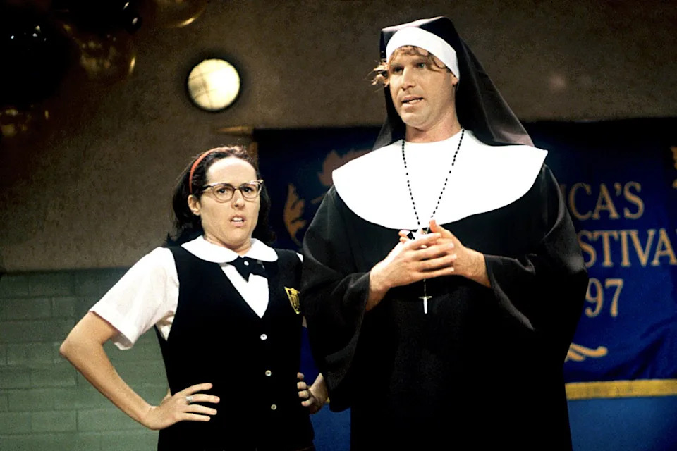 Molly Shannon (left) and Will Ferrell on 'Saturday Night Live'Credit: NBC/Courtesy Everett Collection