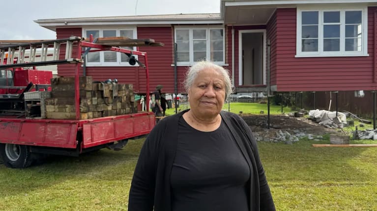 Billie Gillet-Kati, who has worked for decades as a navigator with Whānau Ora Commissioning Agency, says she has been humbled by the support and is looking forward to having a stable home for her whānau.