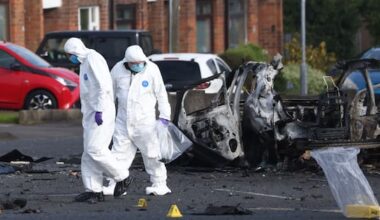 Car bomb explodes outside Northern Ireland police station