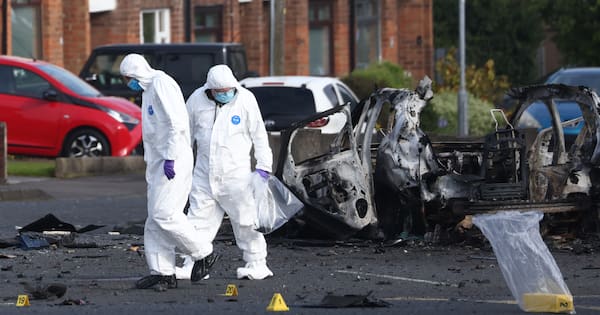 Car bomb explodes outside Northern Ireland police station