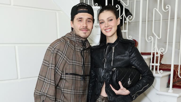 Brooklyn Beckham and Nicola Peltz attend the after-party for the Burberry Winter 2025 show during London Fashion Week at The Twenty Two on February 24, 2025 in London, England.