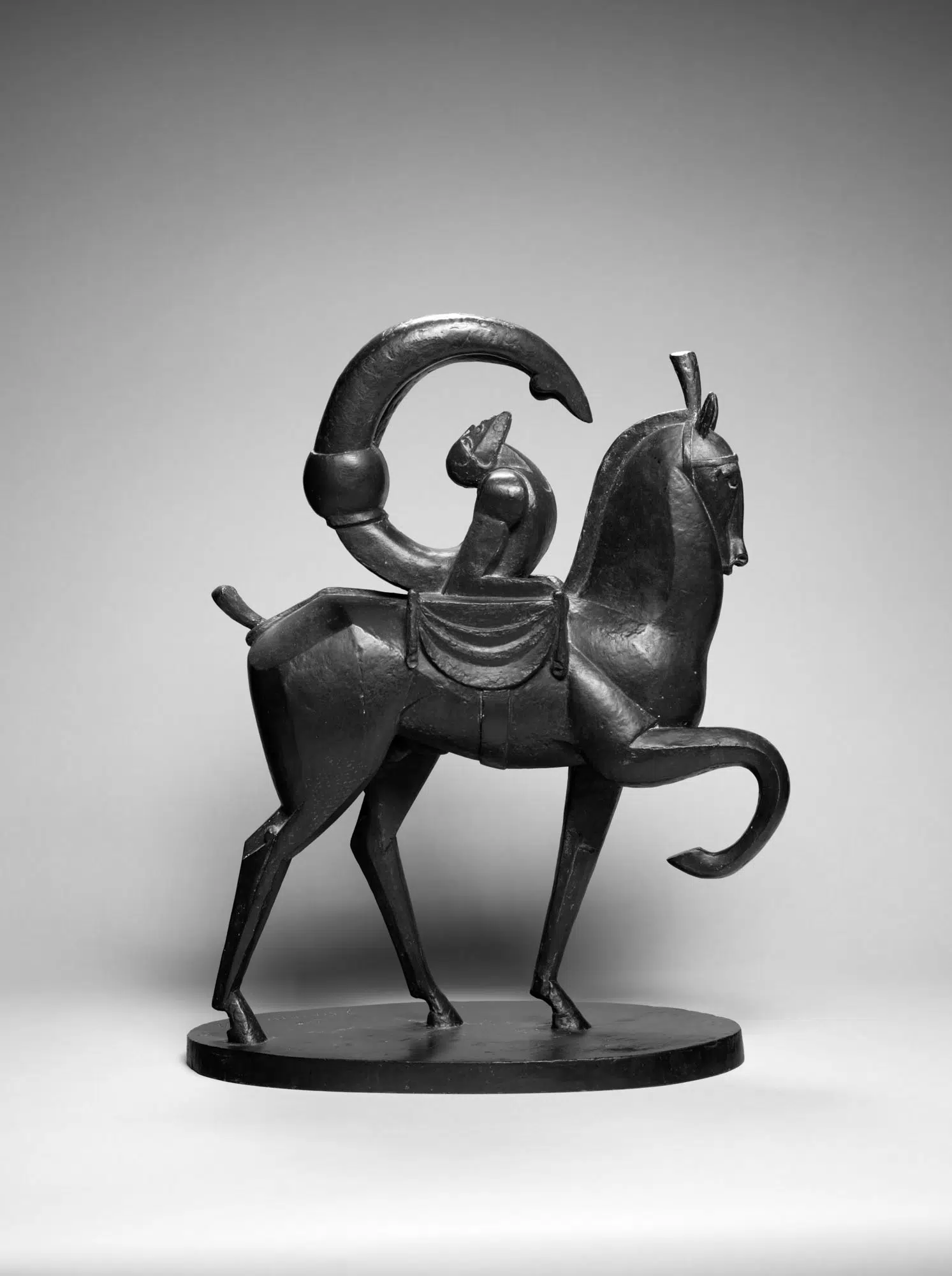Jacques Lipchitz, “Acrobat on Horseback,” 1914. Bronze.