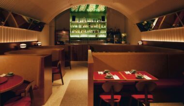 Cafe Kowloon restaurant Daytrip tables