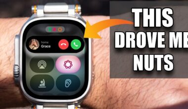 Close view of the Apple Watch Series 12 screen highlighting smoother transitions and improved LTPO power efficiency.