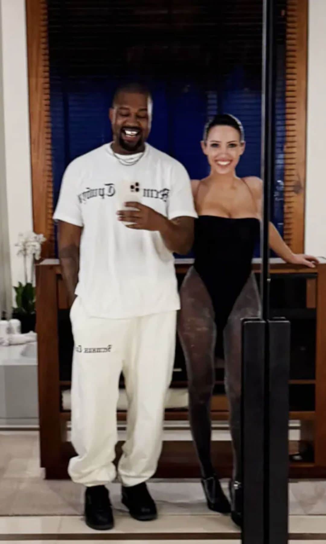 Kanye West and Bianca Censori