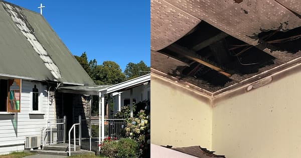 Light at end of the tunnel for church damaged in alleged arson attacks