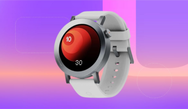 CMF Watch Pro 2 on CNET background