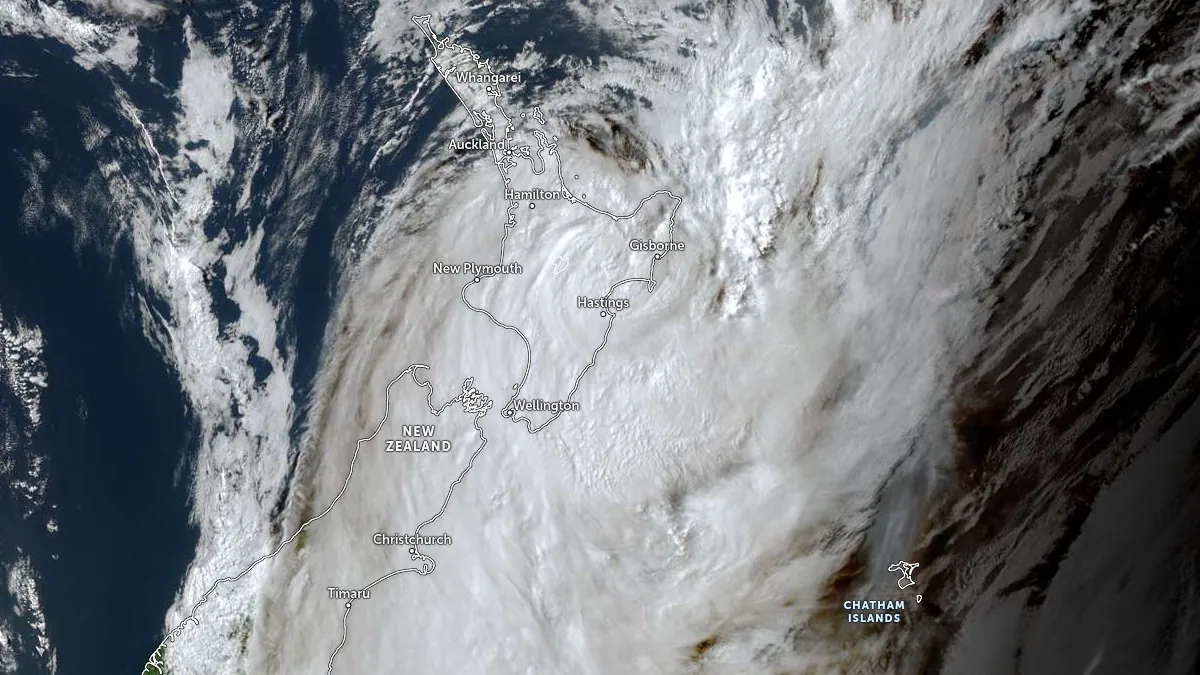 cyclone vaianu makes landfall over north island new zealand april 12 2026
