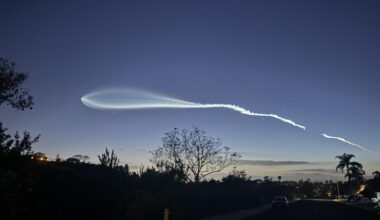 SpaceX Falcon 9 rocket launch, Starlink satellites from Vandenberg, CA Space Force Base