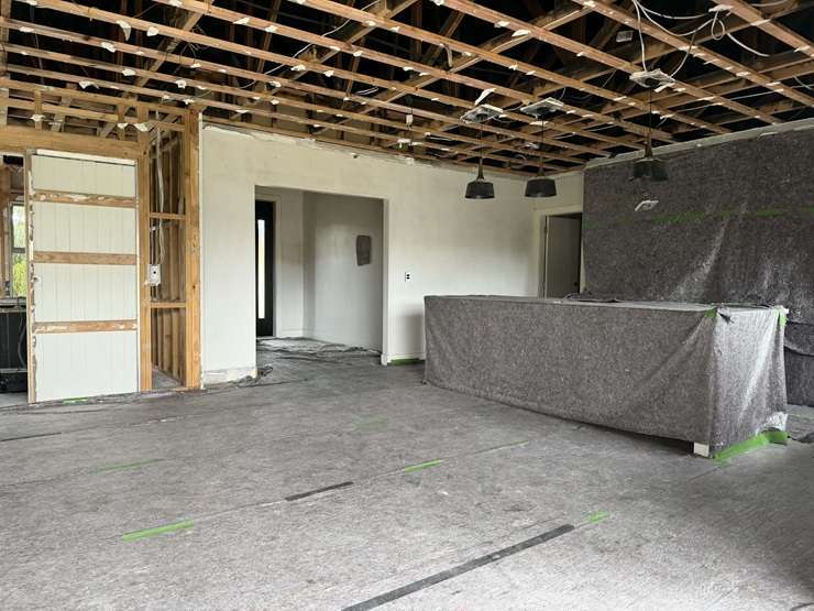 The owners of 32 Glaisdale Crescent, in Flagstaff, Hamilton, are selling up after a fire destroyed their home. Photo / Supplied