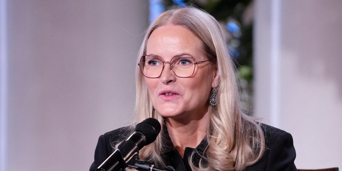 Norway’s Princess Mette-Marit Hosts Literary Reception at the Royal Palace in Oslo