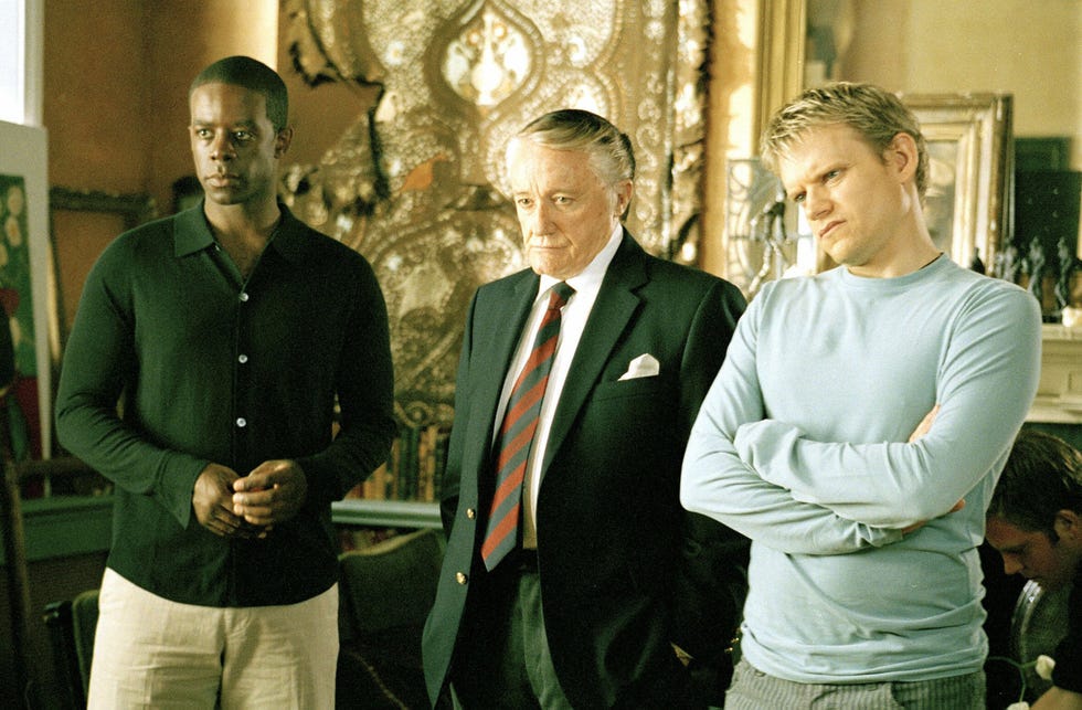 adrian lester, robert vaughan, marc warren, hustle