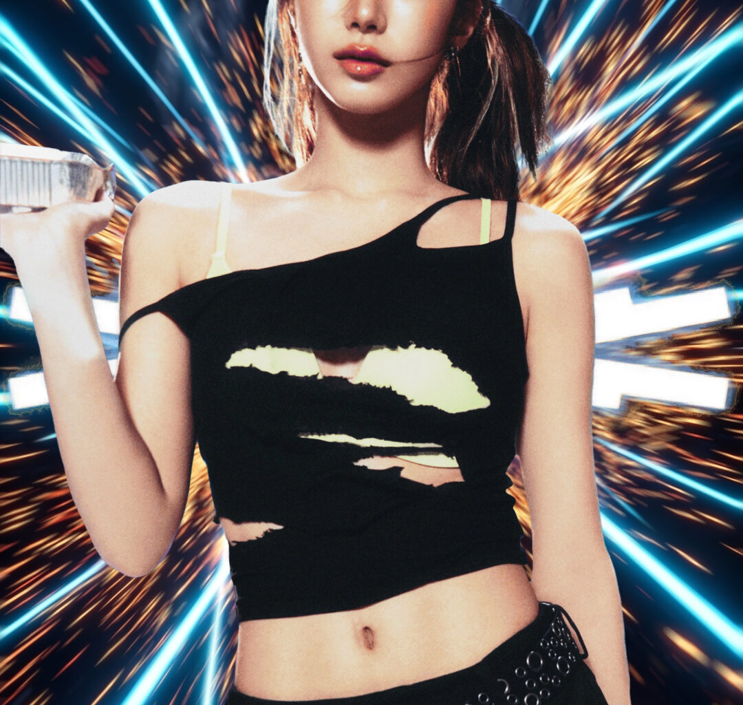 A fan-made artwork celebrating girl group Le Sserafim