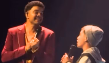 Guy Sebastian wows crowd singing with 12-year-old son Archer during Aussie tour